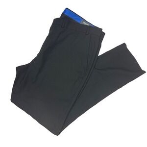 Kenneth Cole Reaction Mens Dress Pants 40x32‎ Black Techni-Cole Business Casual